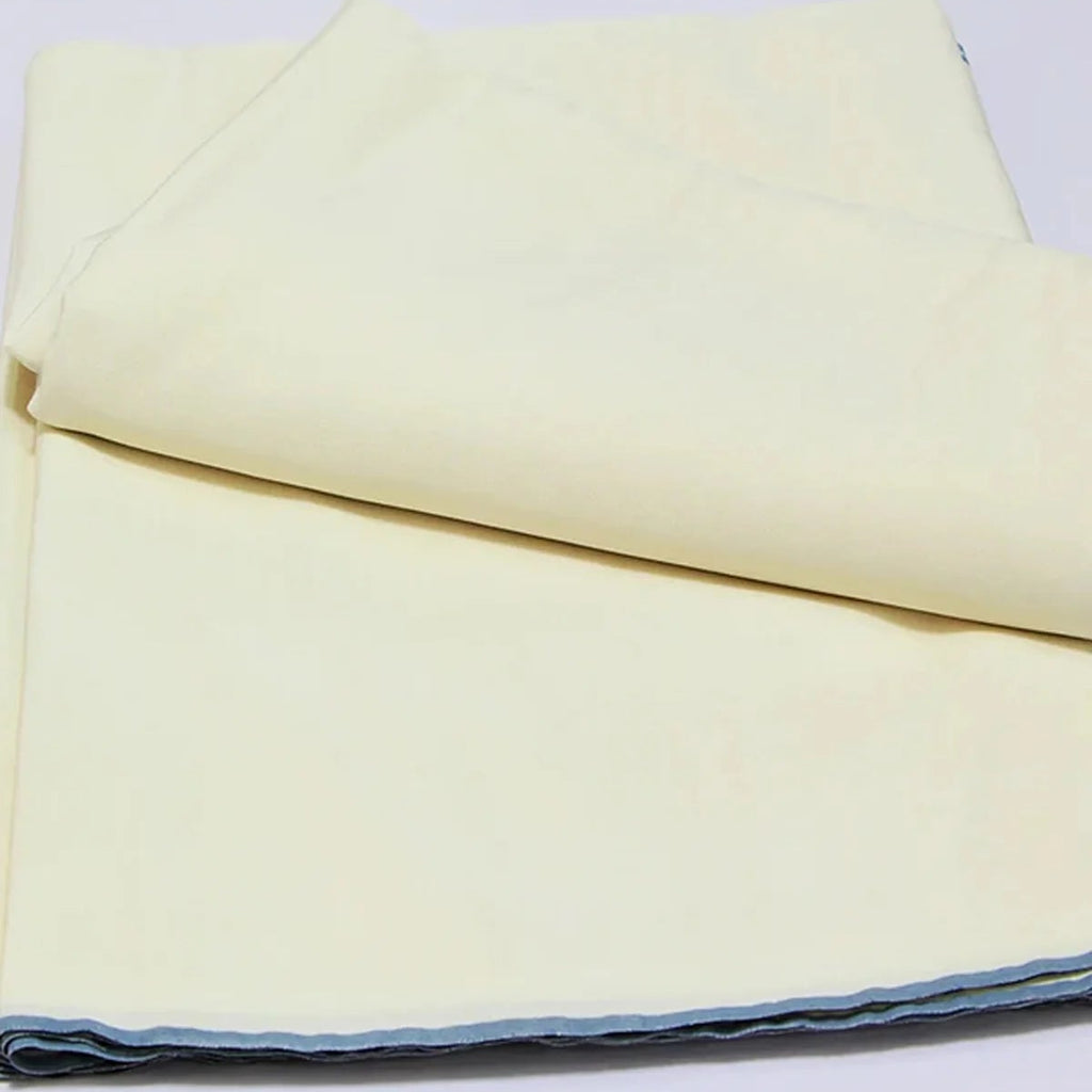 Boski 6 Pound Blue Selvage Unstitched Fabric – Off White