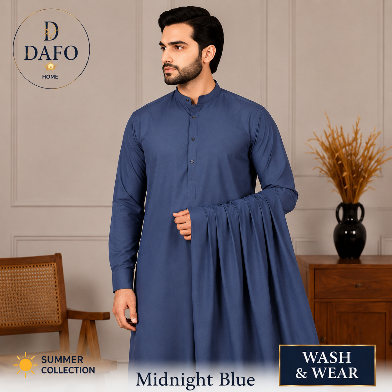 DAFO HOME Premium Wash & Wear – Midnight Blue