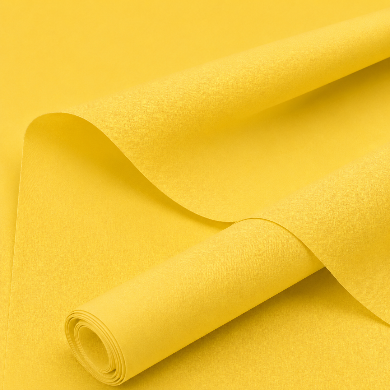 Golden Warm Yellow Soft Cotton Fabric for Men's Summer Collection