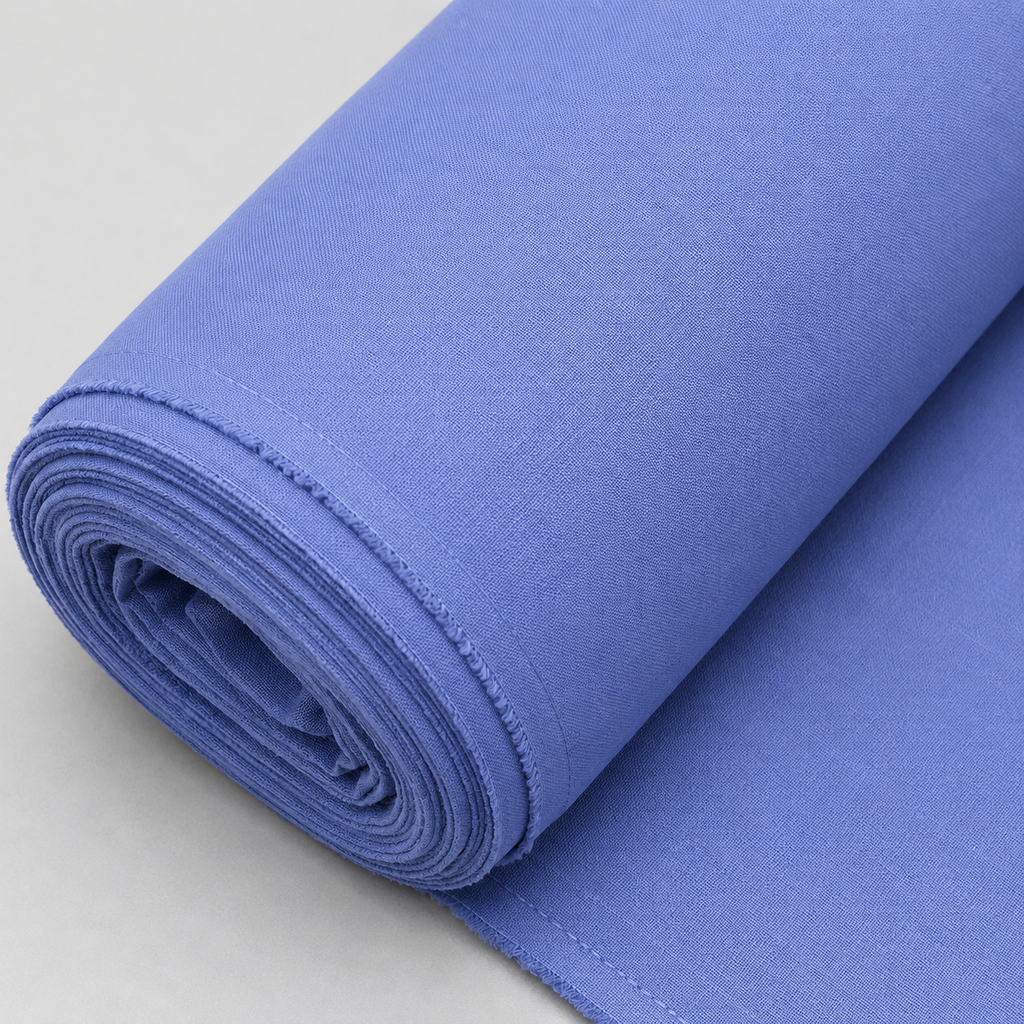 Periwinkle Blue Cotton Fabric – Contemporary Summer Wear for Men